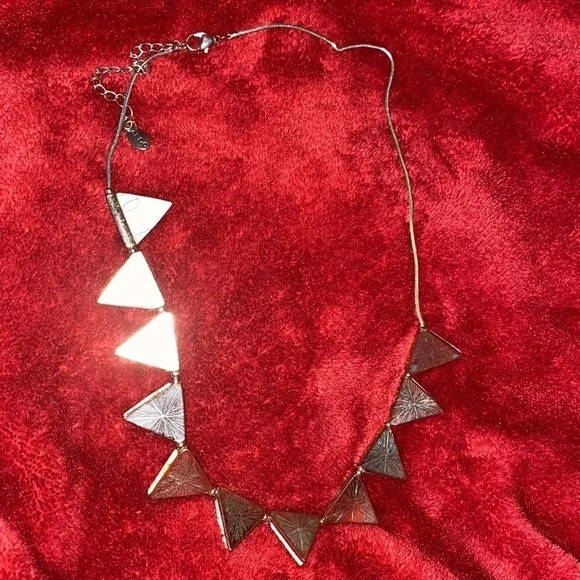 Aldo Marble gold tone spiky fashion necklace - Picture 5 of 8